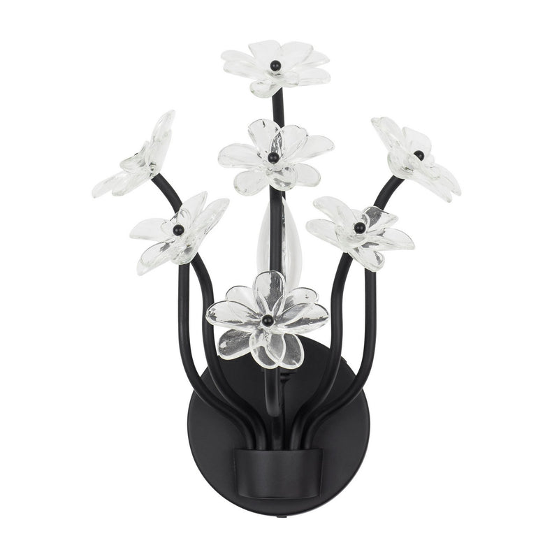 Varaluz 378W01MB One Light Wall Sconce, Matte Black