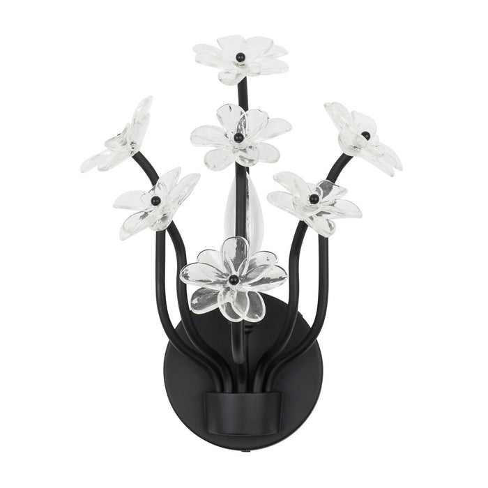 Varaluz 378W01MB One Light Wall Sconce, Matte Black