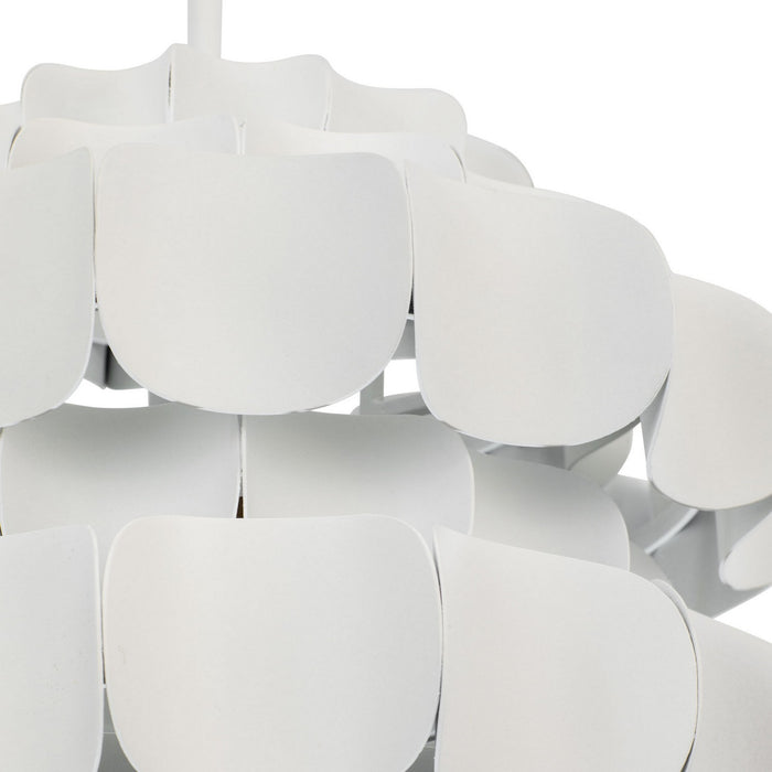 Varaluz 382P01MW One Light Pendant, Matte White