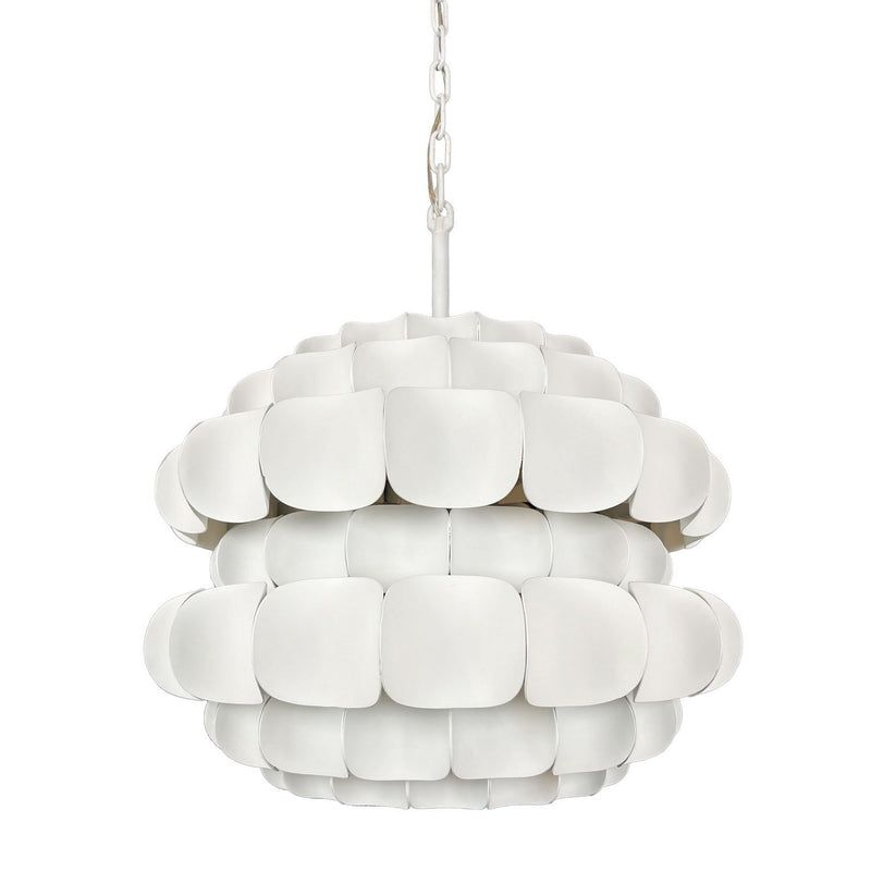 Varaluz 382P03MW Three Light Pendant, Matte White