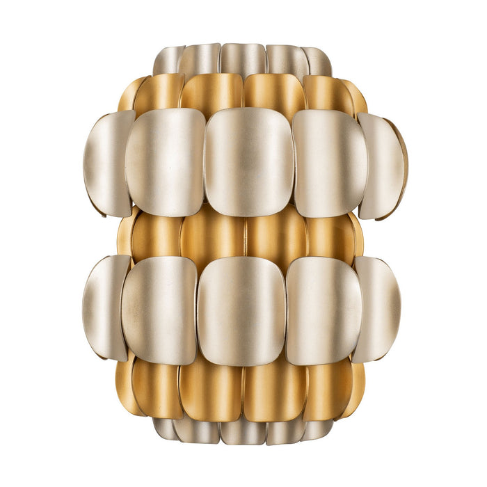 Varaluz 382W01AGGD One Light Wall Sconce, Antique Gold/Gold Dust