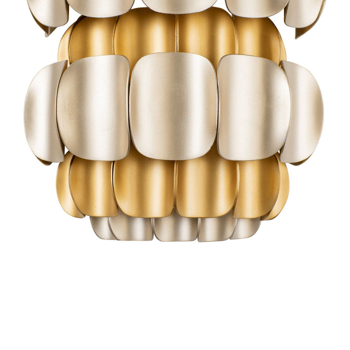 Varaluz 382W01AGGD One Light Wall Sconce, Antique Gold/Gold Dust