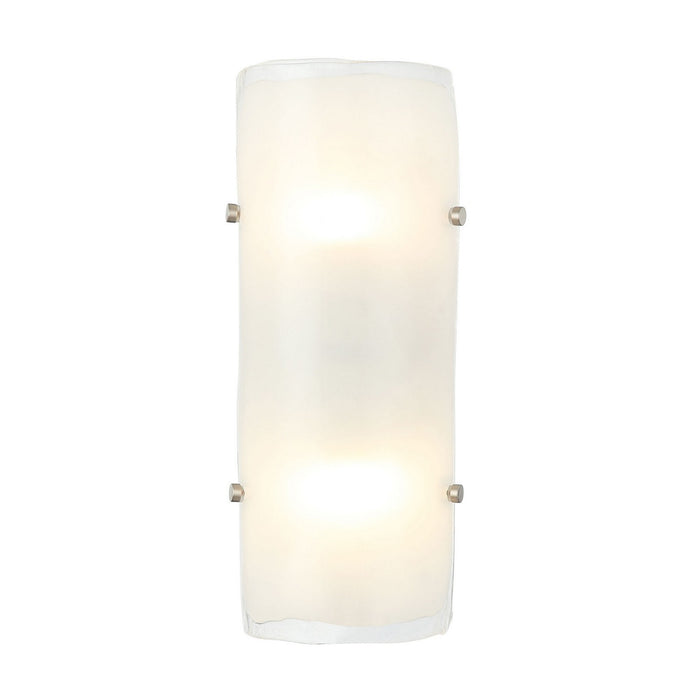 Varaluz 385W02BNS Two Light Wall Sconce, Black/Polished Nickel/Satin Brass