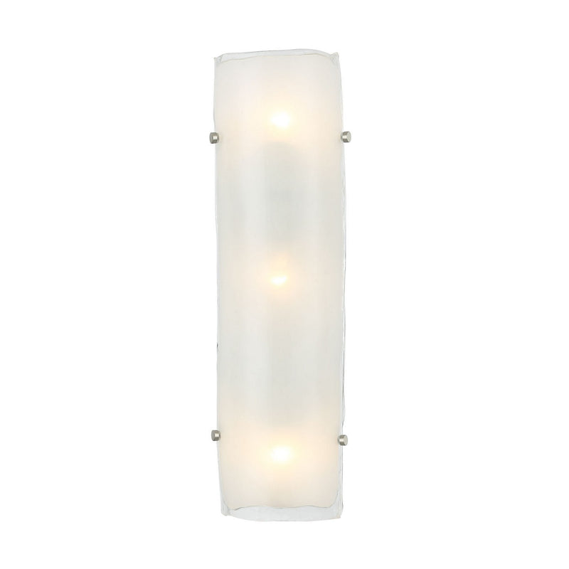 Varaluz 385W03BNS Three Light Wall Sconce, Black/Polished Nickel/Satin Brass