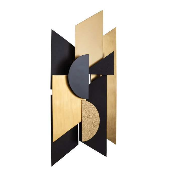 Varaluz 425WA96 Wall Art, Blacks and Golds