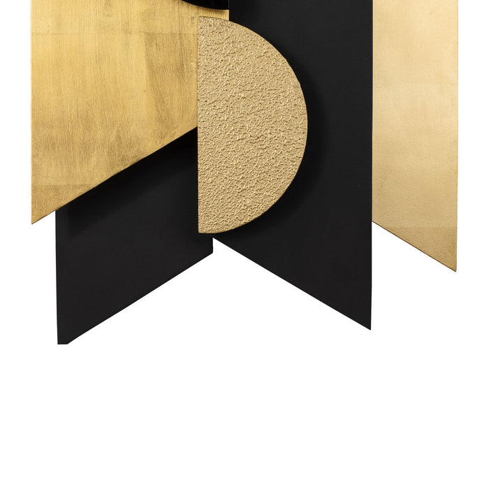 Varaluz 425WA96 Wall Art, Blacks and Golds