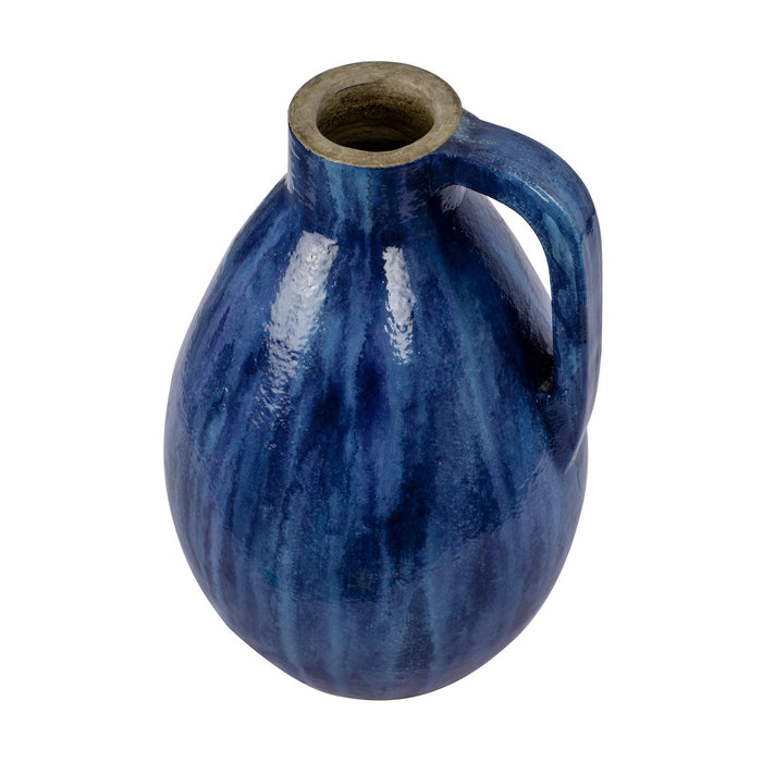 Varaluz 445VA01A Vase, Blue Lustro