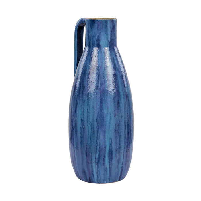 Varaluz 445VA01B Vase, Blue Lustro
