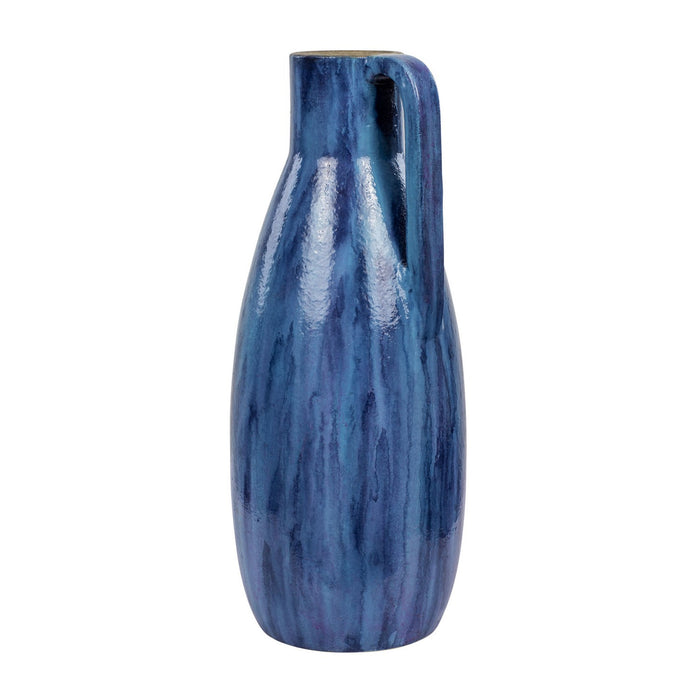 Varaluz 445VA01B Vase, Blue Lustro