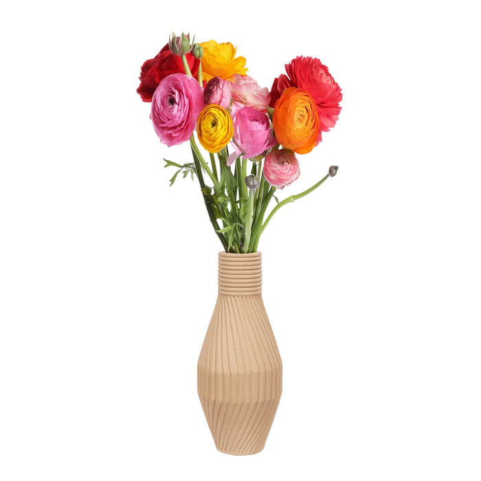 Varaluz 445VA03B Vase, Wash Brown