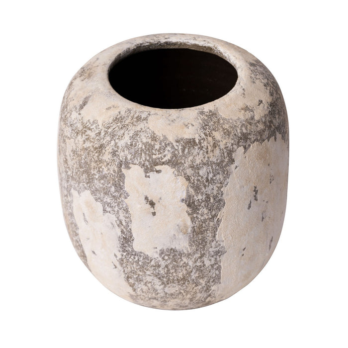 Varaluz 445VA05C Vase, Distressed Cafe au Lait