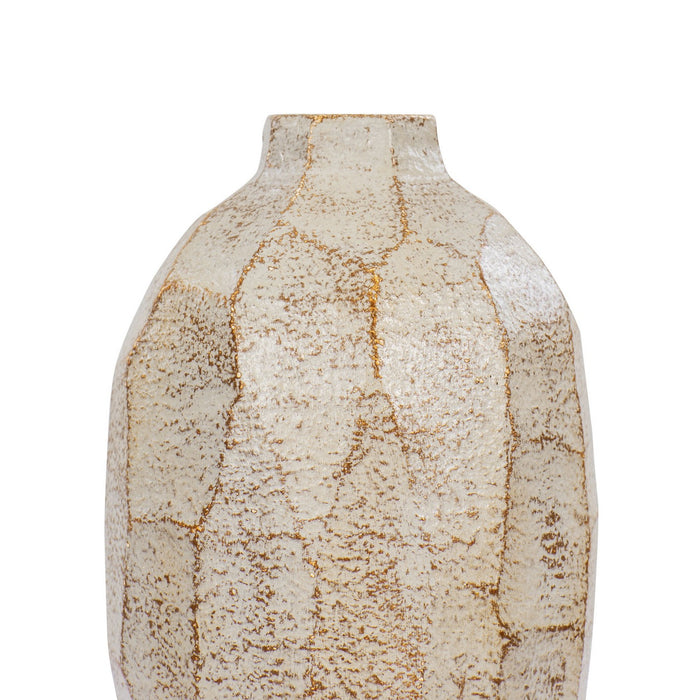 Varaluz 445VA07A Vase, Slate Brown W/White