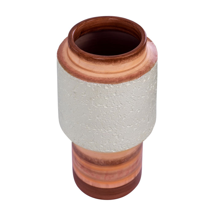 Varaluz 445VA08A Vase, Orange Quartz
