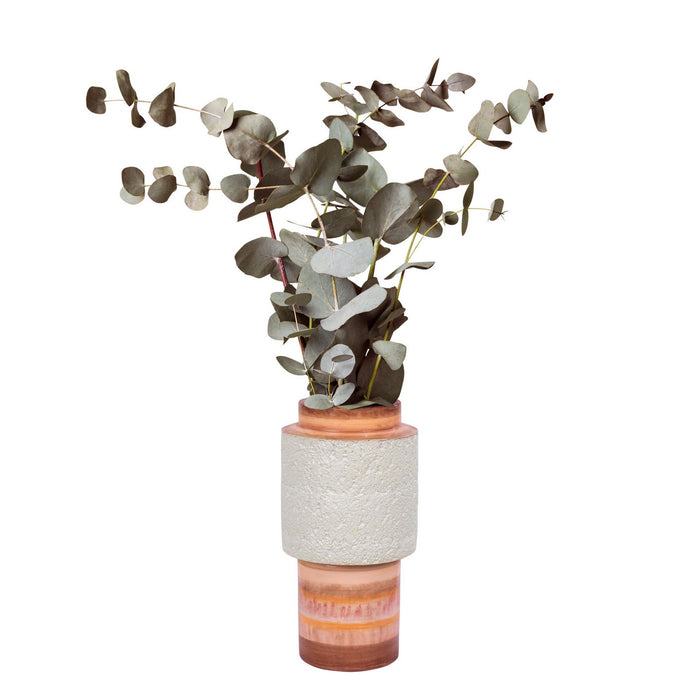 Varaluz 445VA08A Vase, Orange Quartz
