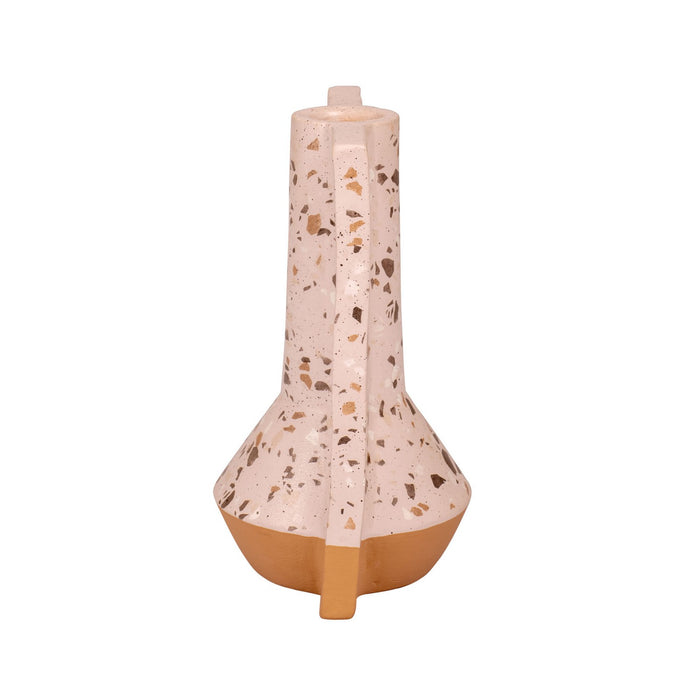 Varaluz 445VA09A Vase, Rose Terrazzo/Terracotta