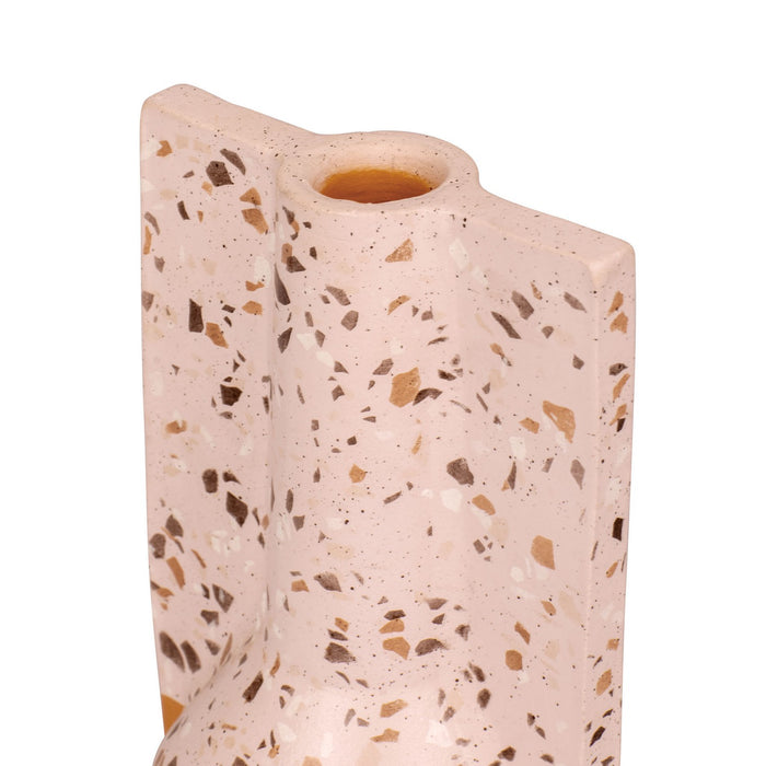 Varaluz 445VA09A Vase, Rose Terrazzo/Terracotta