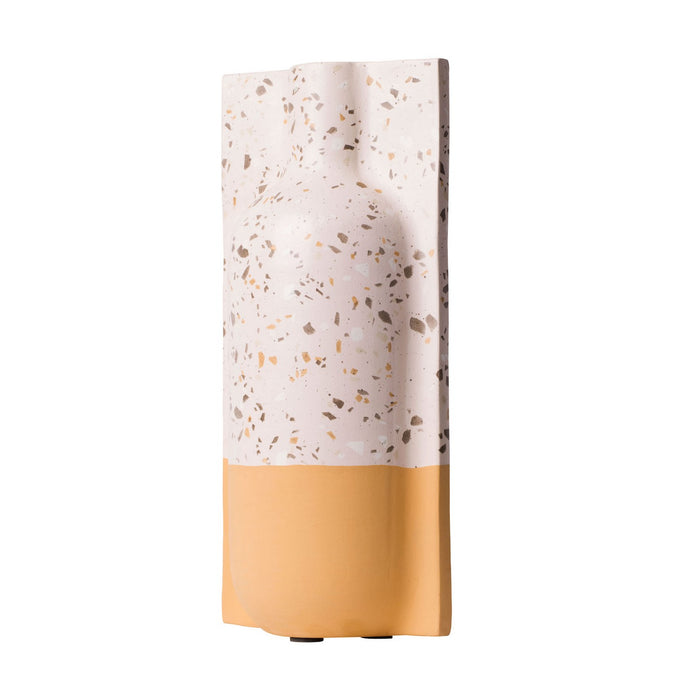 Varaluz 445VA09B Vase, Rose Terrazzo/Terracotta