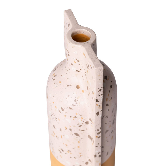 Varaluz 445VA09B Vase, Rose Terrazzo/Terracotta
