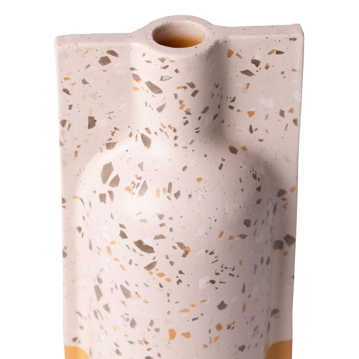 Varaluz 445VA09B Vase, Rose Terrazzo/Terracotta