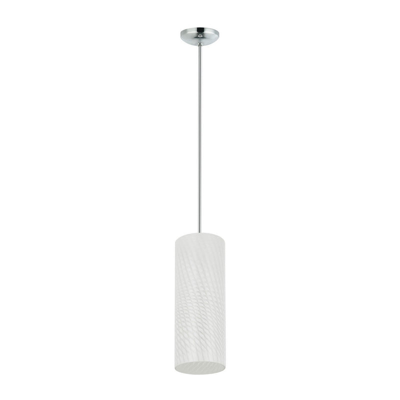 Varaluz AC1691 One Light Mini Pendant, Chrome