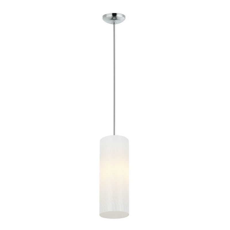 Varaluz AC1691 One Light Mini Pendant, Chrome