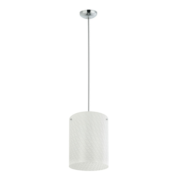 Varaluz AC1693 Three Light Pendant, Chrome