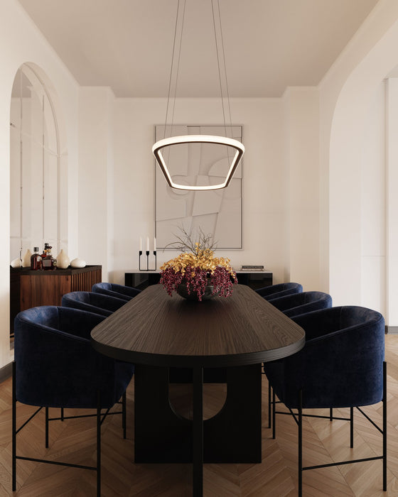 Sonneman 2243.25 LED Pendant, Satin Black