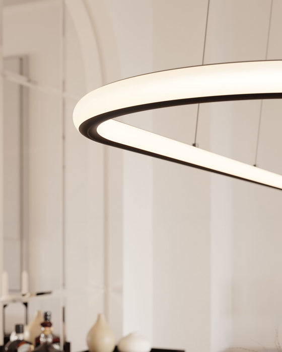 Sonneman 2243.25 LED Pendant, Satin Black