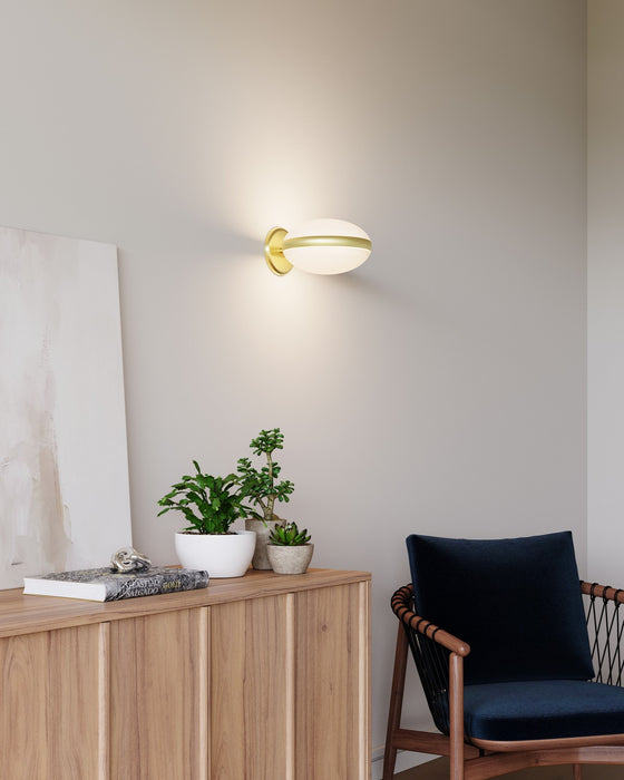 Sonneman 3610.14 LED Wall Sconce, Brass