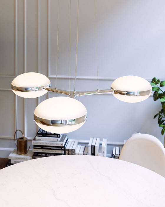 Sonneman 3612.01 LED Pendant, Polished Chrome