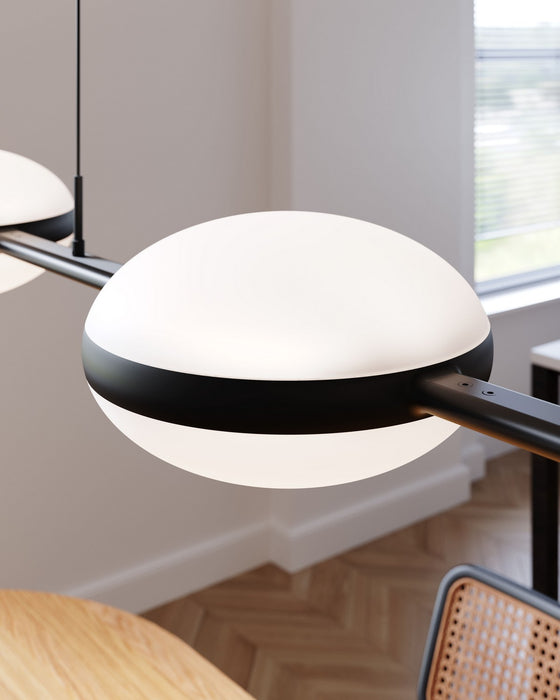 Sonneman 3613.25 LED Linear Pendant, Satin Black