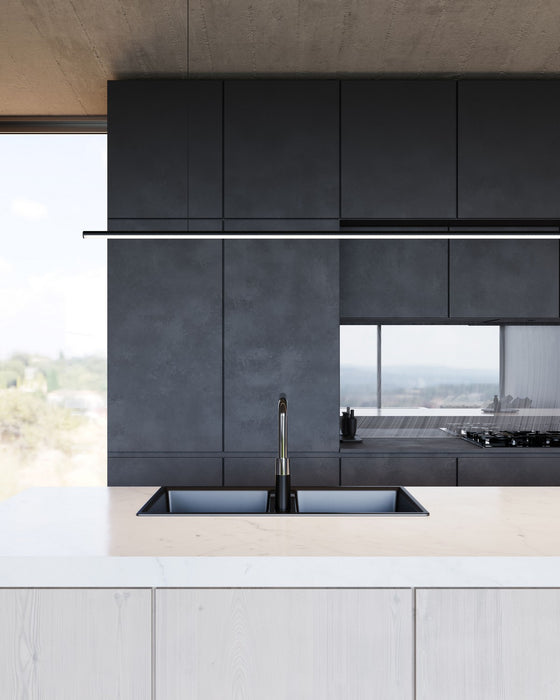 Sonneman 3778.25 LED Pendant, Satin Black
