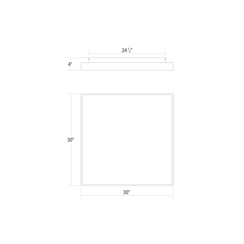 Sonneman 3978.03-35 LED Surface Mount, Satin White