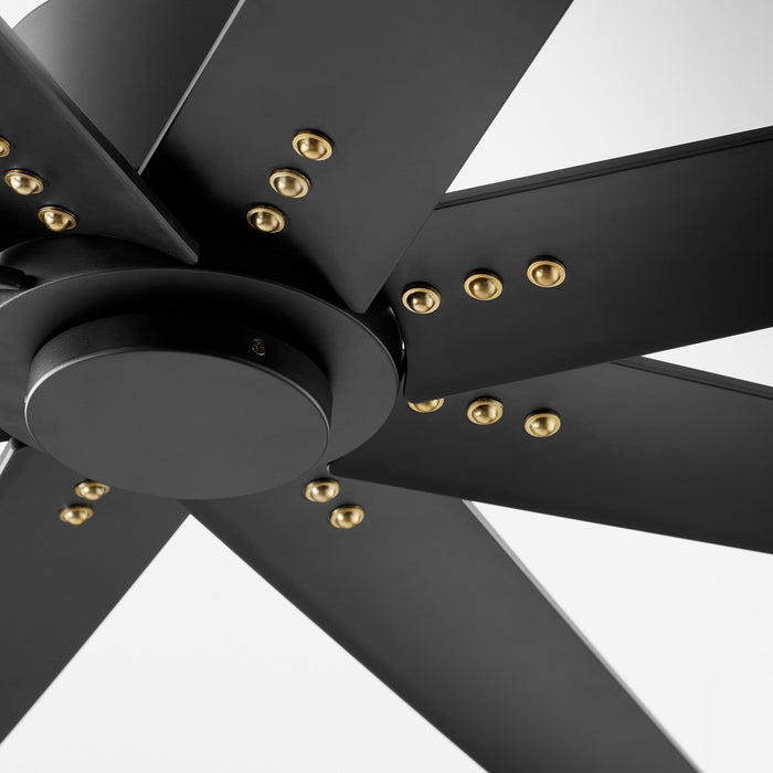 Oxygen 3-108-1515 72" Ceiling Fan, Black W/ Black Blades