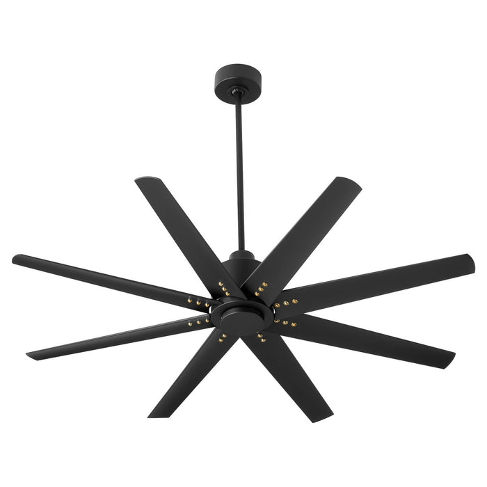 Oxygen 3-112-1515 56" Ceiling Fan, Black W/ Black Blades