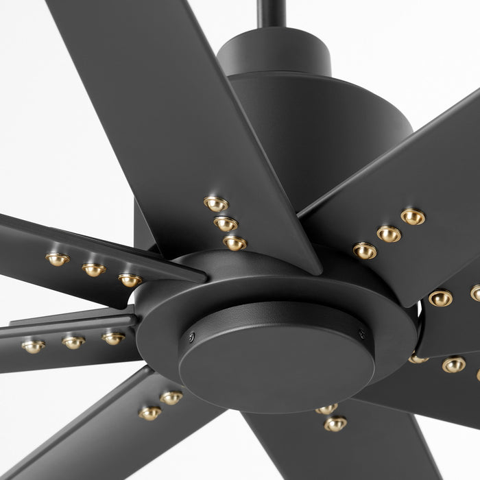 Oxygen 3-112-1515 56" Ceiling Fan, Black W/ Black Blades