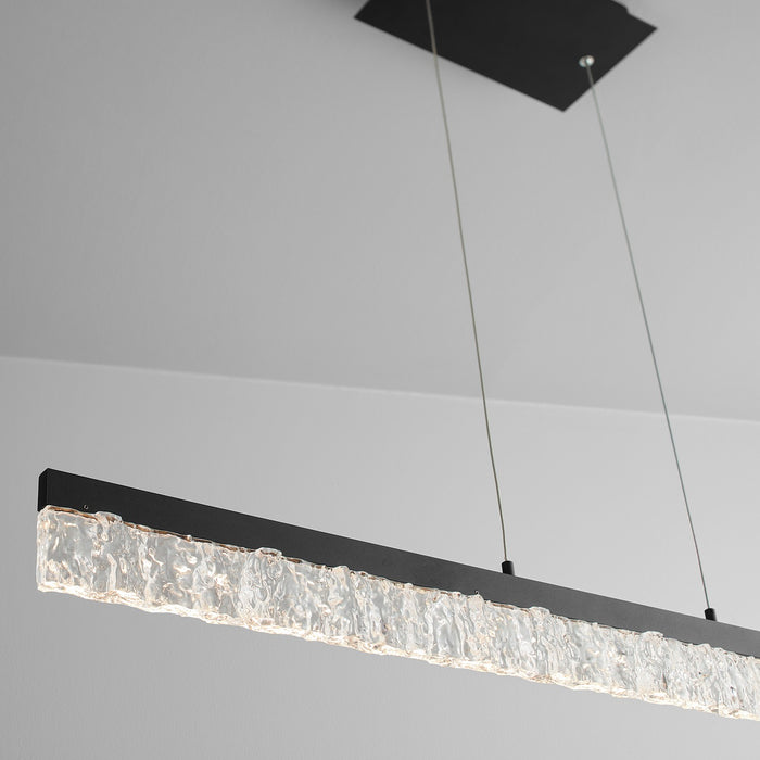 Oxygen 3-421-15 LED Linear Pendant, Black