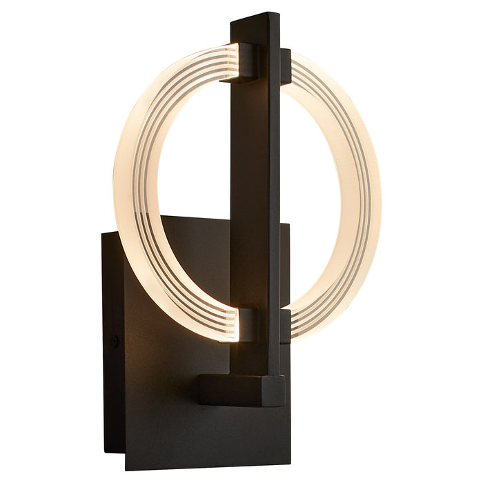 Oxygen 3-5014-15 LED Wall Sconce, Black