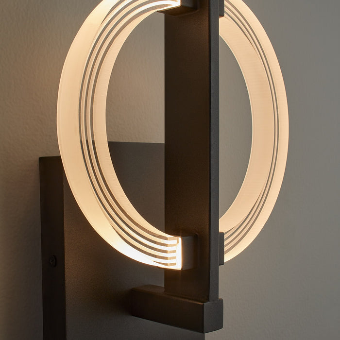 Oxygen 3-5014-15 LED Wall Sconce, Black