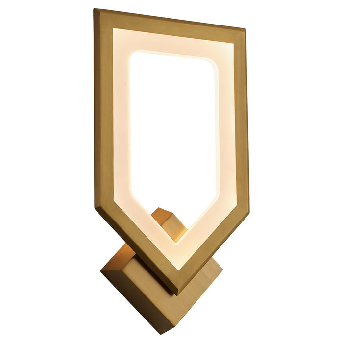 Oxygen 3-59-40 LED Wall Sconce, Aged Brass