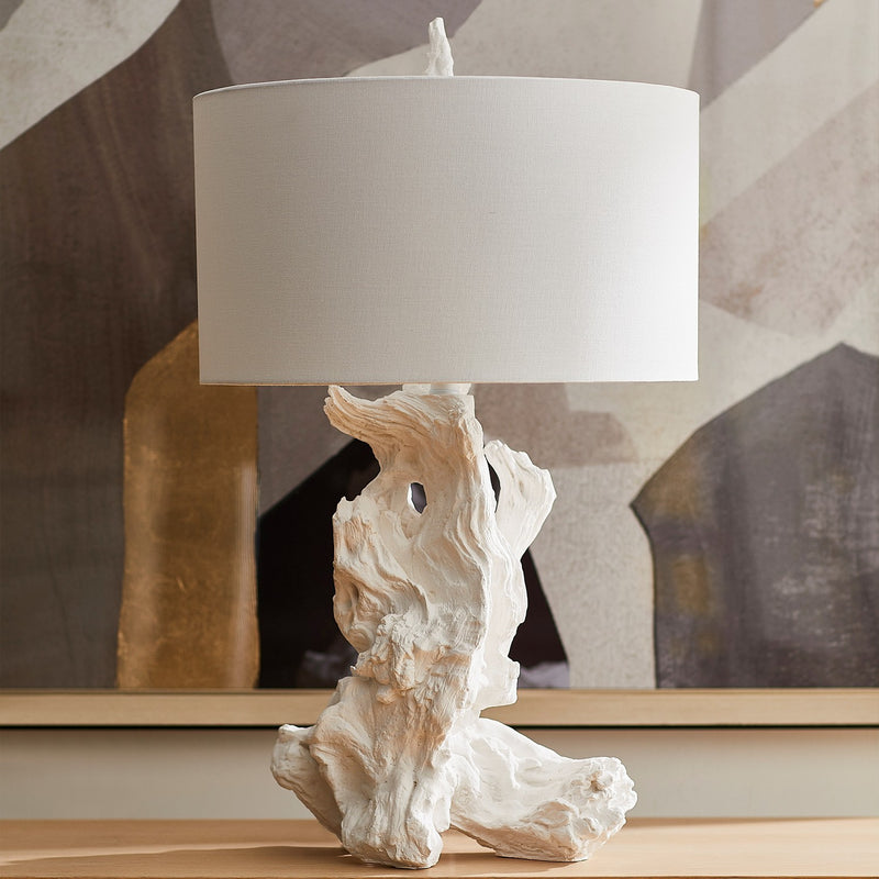 Cyan 11401 One Light Table Lamp, White