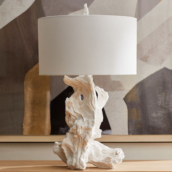 Cyan 11401 One Light Table Lamp, White