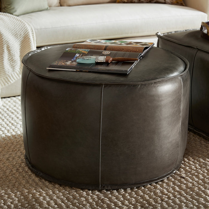 Cyan 11448 Pouf, Grey