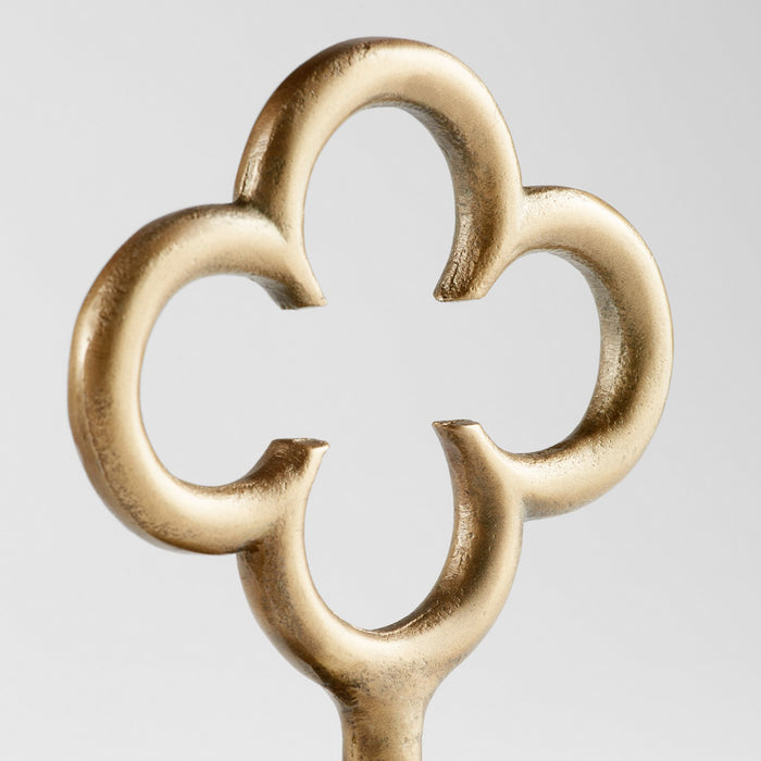 Cyan 11519 Sculpture, Antique Brass