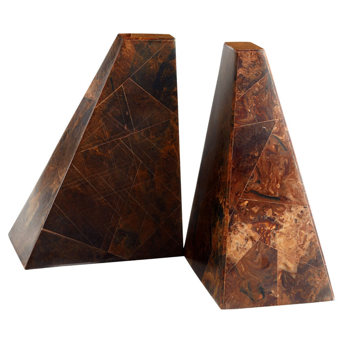 Cyan 11529 Bookends, Brown