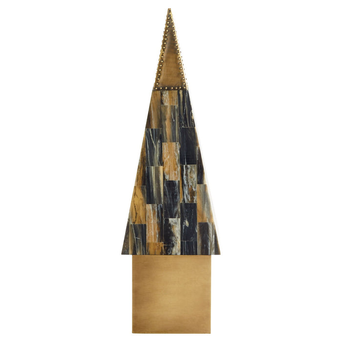 Cyan 11532 Sculpture, Antique Brass