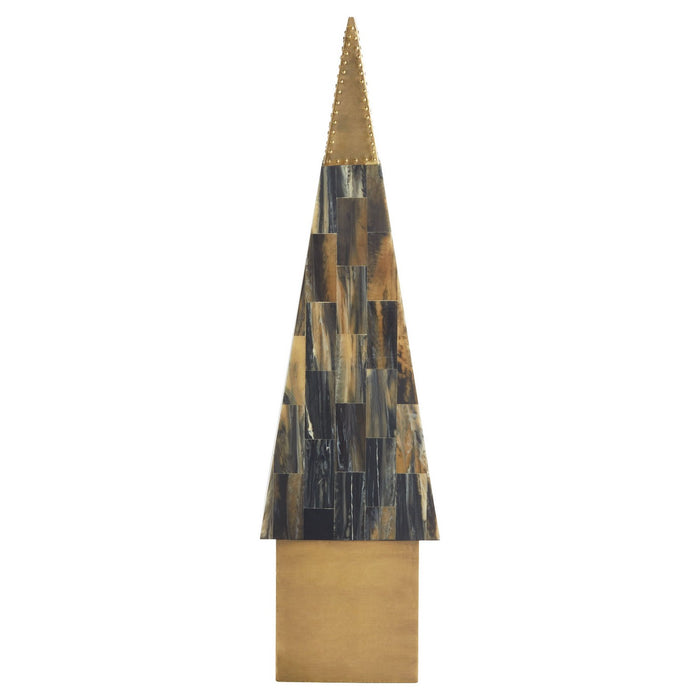 Cyan 11533 Sculpture, Antique Brass