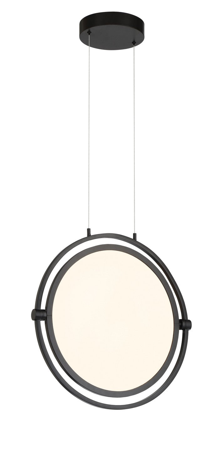 George Kovacs P5541-66A-L LED Pendant, Coal