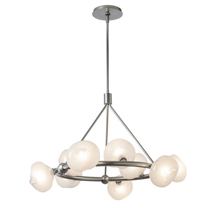 Hubbardton Forge 131069-SKT-MULT-85-FD0710 Nine Light Pendant, Sterling