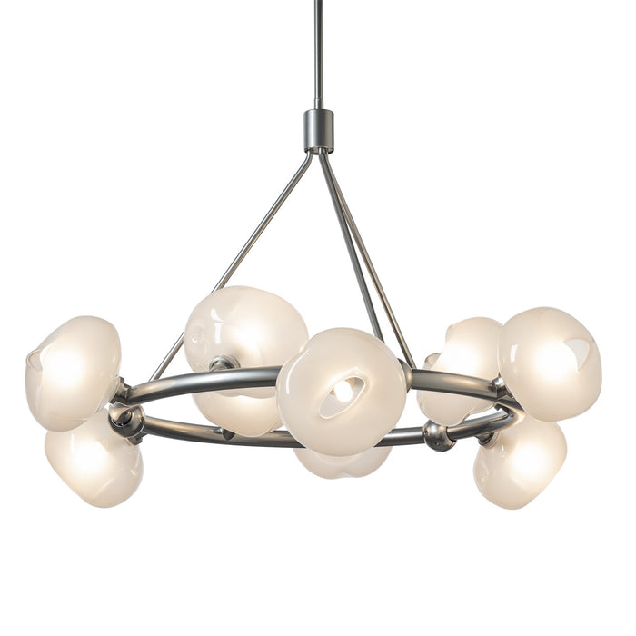 Hubbardton Forge 131069-SKT-MULT-85-FD0710 Nine Light Pendant, Sterling